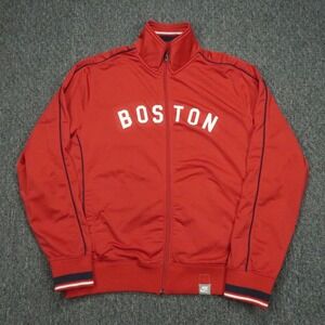 Boston Red Sox Jacket Adult XL Red Nike Cooperstown Collection Full Zip Mens